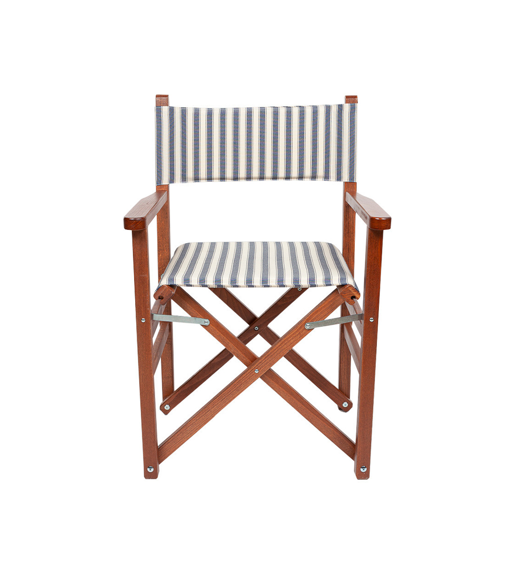 Sedia Regista Navy & Ivory Stripes Sedia Regista Navy & Ivory Stripes