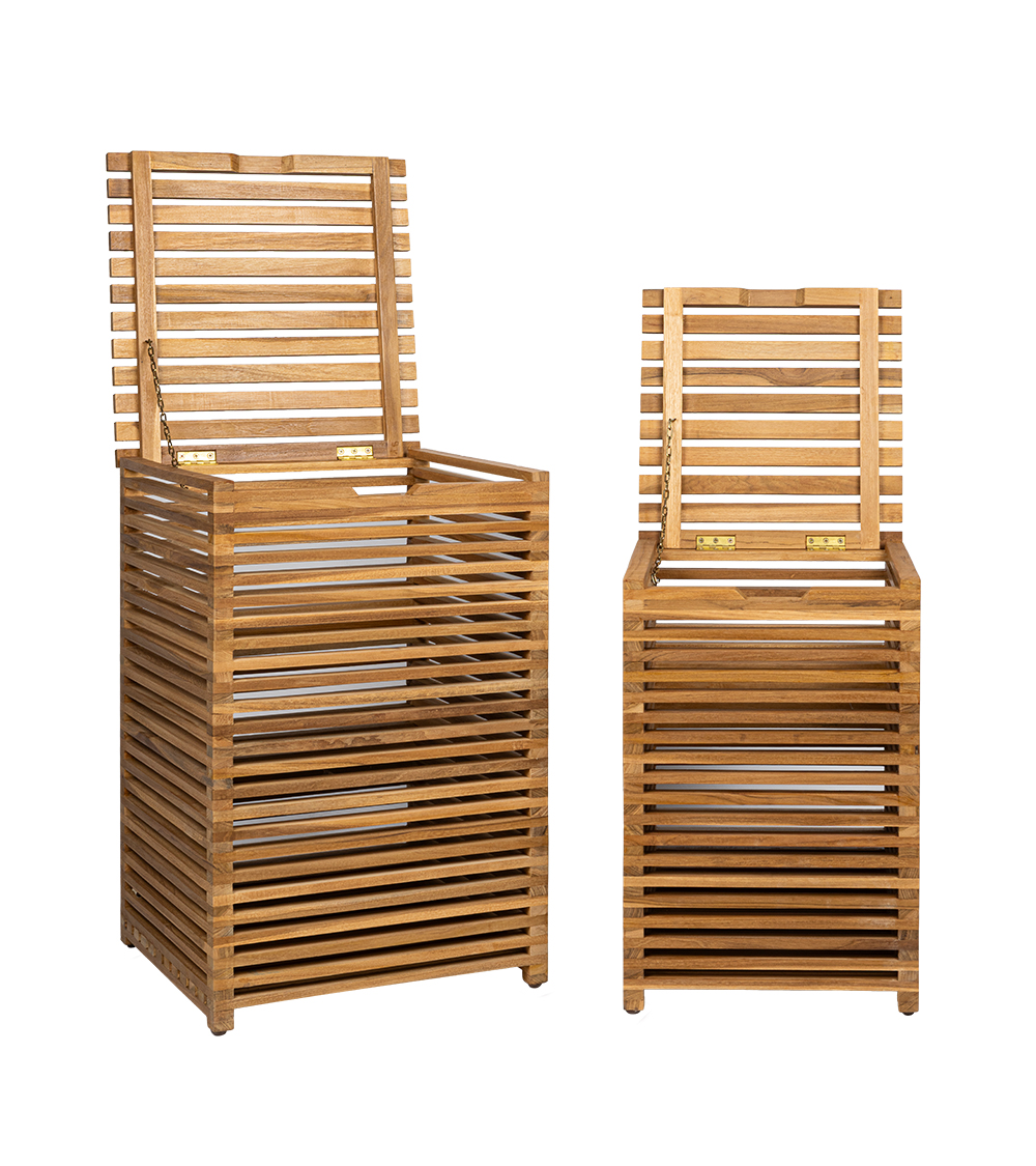 Cesto lavanderia Teak Naturale Cesto lavanderia Teak Naturale