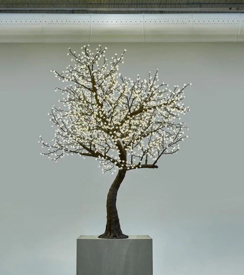 Albero fiorito a LED 280 cm