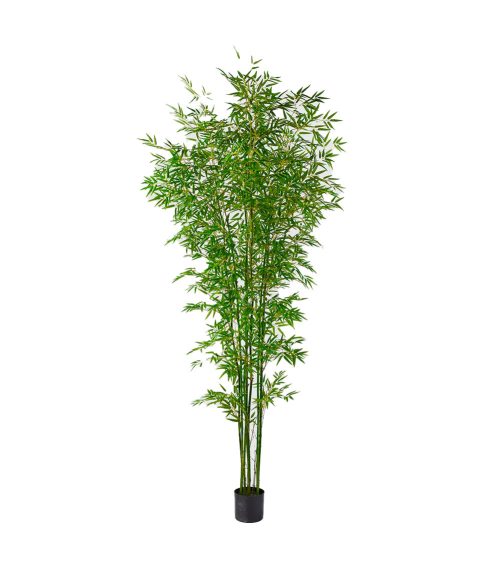 Bambù artificiale con ramo verde chiaro