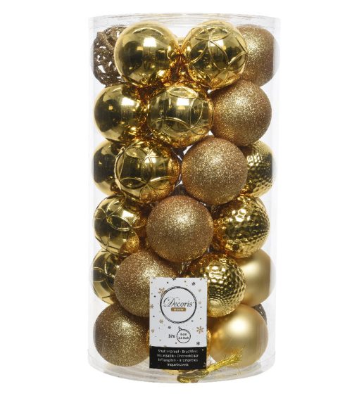 Box 37 Palline di Natale Oro assortite