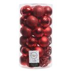 Box 37 Palline di Natale Rosse assortite
