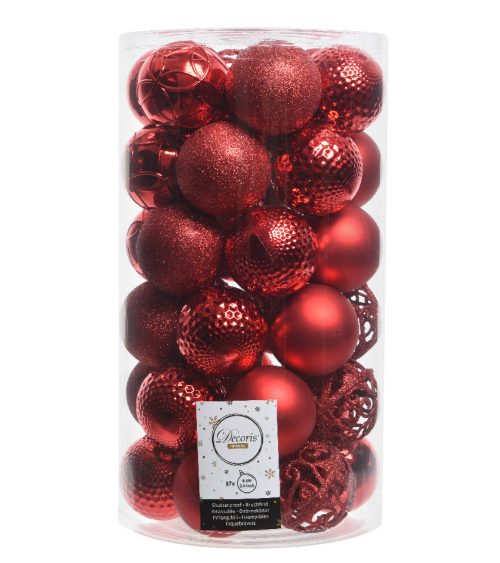 Box 37 Palline di Natale Rosse assortite