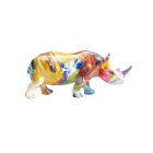 Deco Rinoceronte Multicolor 17 cm