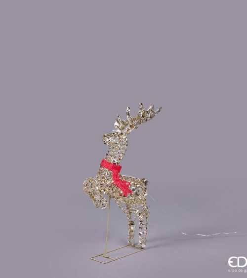 Decorazione renna con fiocco