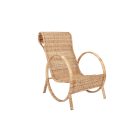 Poltrona Elmy in rattan naturale