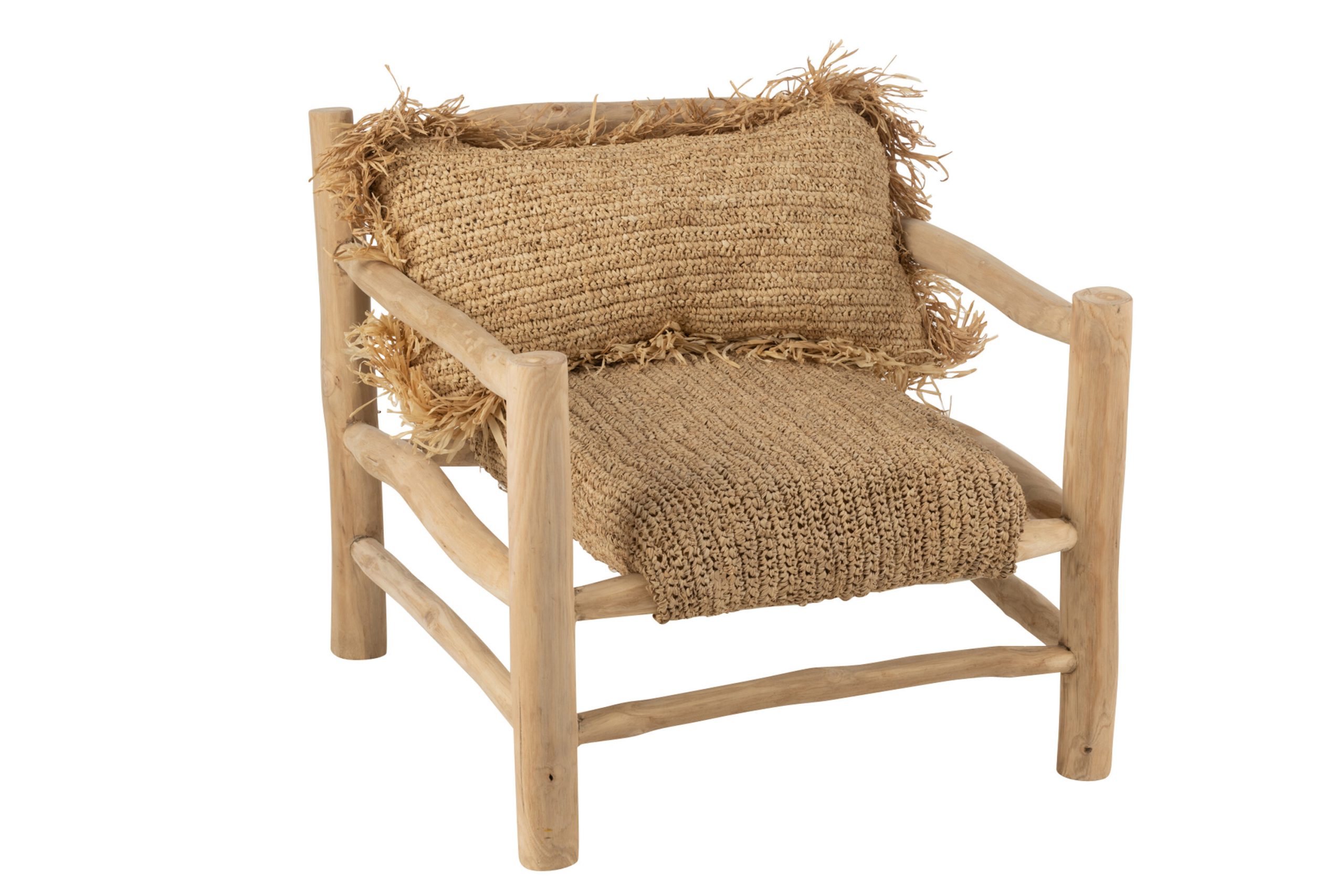 Poltrona Timon in Rafia/Teak Poltrona Timon in Rafia/Teak
