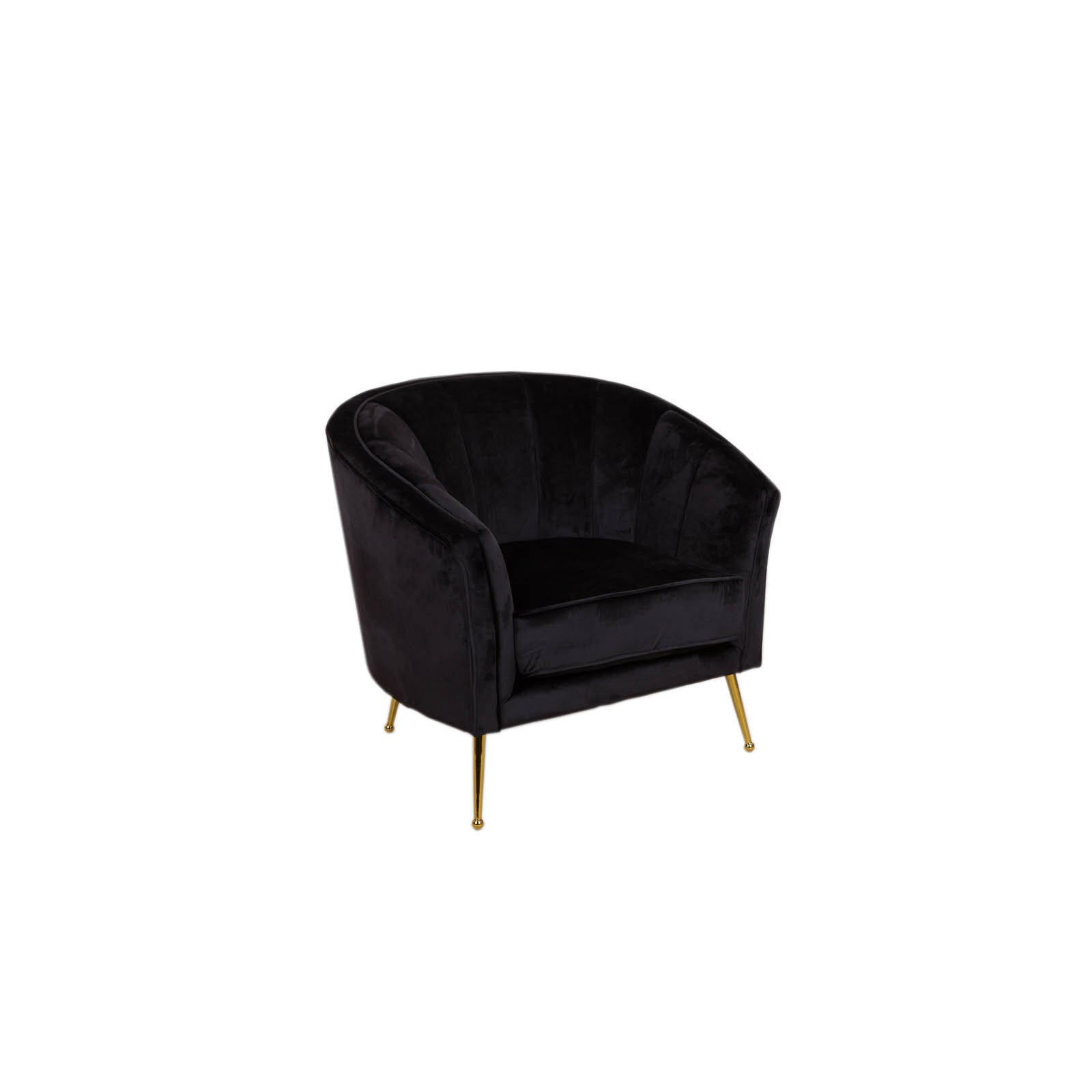 Poltrona Velvet Black