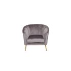 Poltrona Velvet Grigio