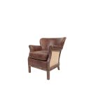 Vintage Leather & Juta Armchair