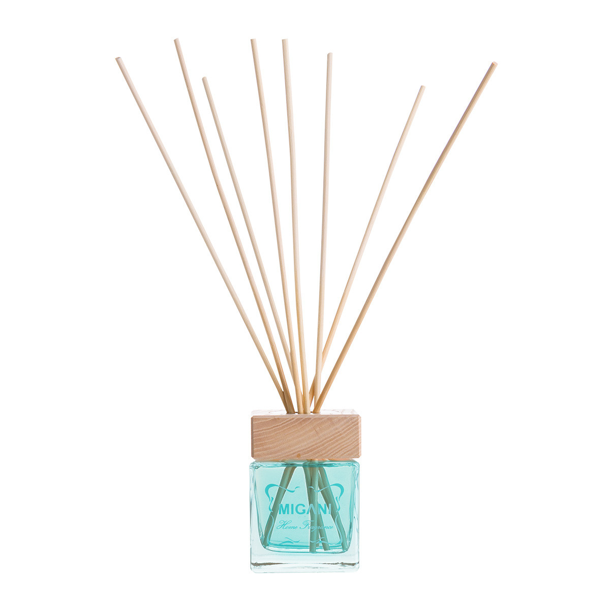 Profumo 200ml per ambiente con bastoncini cubo Profumo 200ml per ambiente con bastoncini cubo