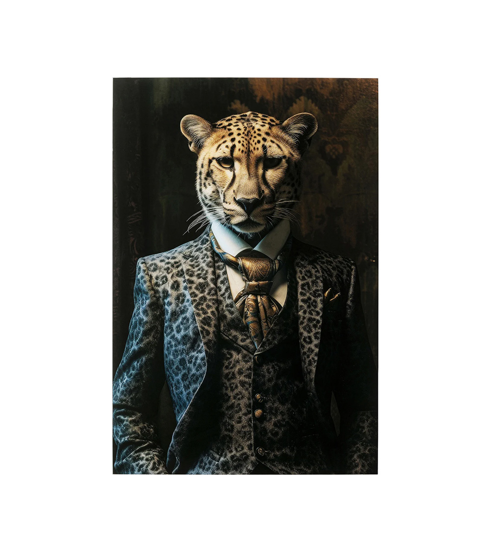 Quadro vetro Mister Leo 100x150cm Quadro vetro Mister Leo 100x150cm
