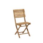 Sedia Pieghevole Bambu Naturale