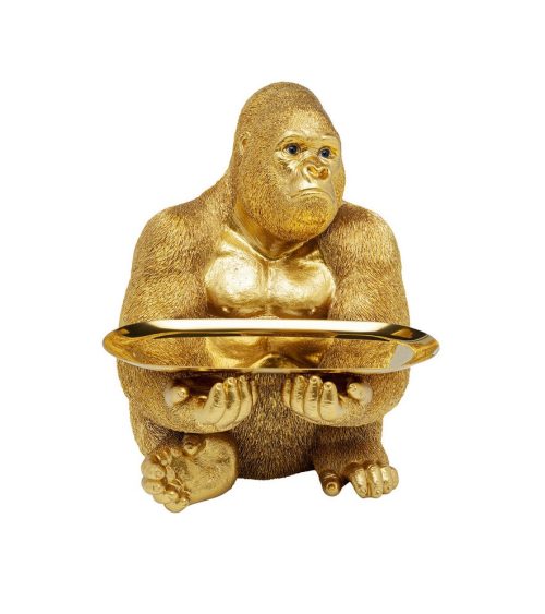 Statua Gorilla Maggiordomo H37 cm
