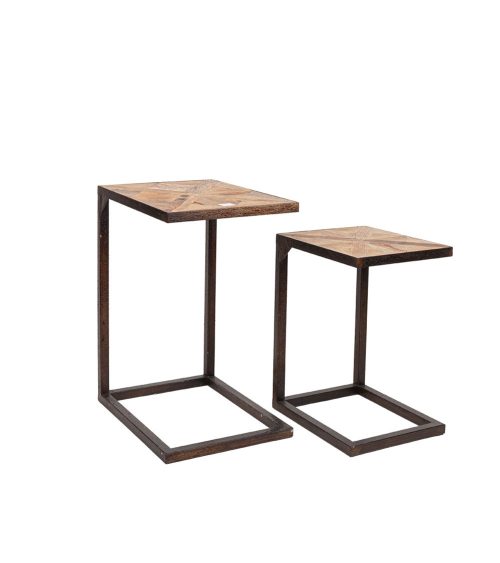 Tavolini Affinity Black, Set di 2