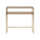 Tavolo Consolle Loft oro 85x80cm