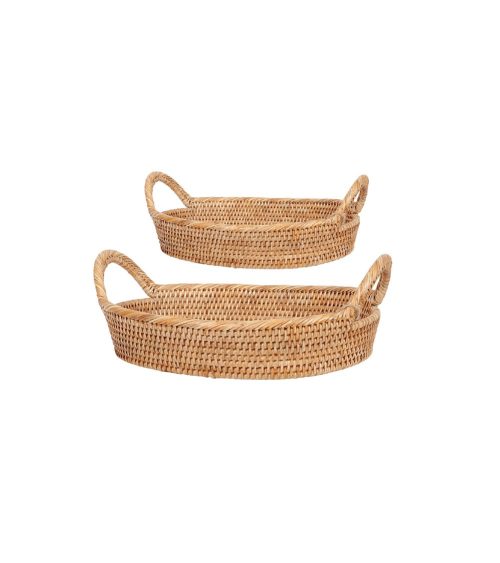 Vassoio in Rattan Medan